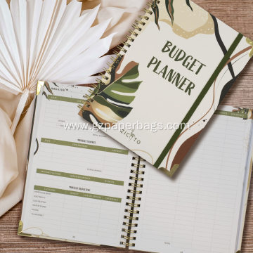 Monthly Financial Budget Planner with Spiral Binding A5 Size